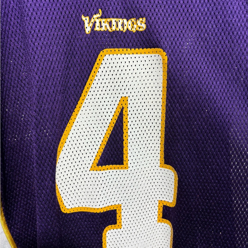 Brett Favre Minnesota Vikings NFL football reebok jersey,men’s size medium - Picture 5 of 7